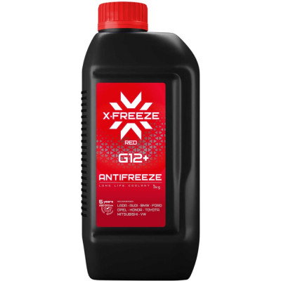 Антифриз для двигателя автомобиля X-Freeze G12+ 430140008