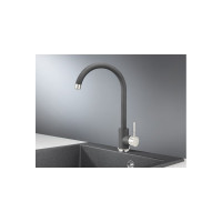 Смеситель для кухни GRANULA ST-4031 графит