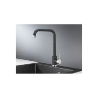 Смеситель для кухни GRANULA ST-4033 черный