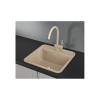 Кухонная мойка, стандарт кварц GRANULA ST-5001 бежевый 5001, БЕЖЕВЫЙ