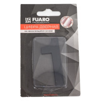 Самоклеящаяся цифра FUARO "1" SS304 (50x30) BL черный 46959