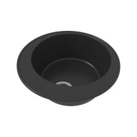 Мойка для кухни Teymi D48 круглая черная матовая Lina Smart T120102 ЦБ-00266890 ЦБ-00266891