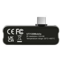 Портативный тепловизор для смартфона UNI-T UTi120Mobile -20/+400c, ИК-разрешение 120x90 пикселей, ПО Android 00-00012003