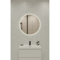 Зеркало Cersanit ECLIPSE smart 80x80 с подсветкой круглое 64192