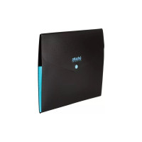 Папка органайзер Attache Selection blackbluе на кнопке, а4, 500 мкм, 3 отделения 1601572