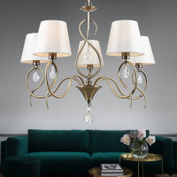 Люстра Rivoli Beatrix 2067305 5 х Е14 40 Вт классика Б0055469