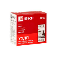Устройство защиты от дугового пробоя EKF (уздп) с автоматическим выключателем 1p+n 63а (c) 6ка proxima afdd-2-63C-pro