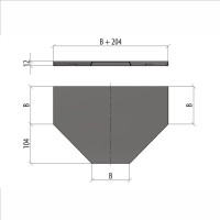 Крышка Т-отвода Система КМ 150 мм LO0712 KTD150