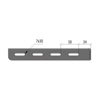 Консоль с опорой Система КМ 150 мм INOX304 LO11677 KSP150 INOX304