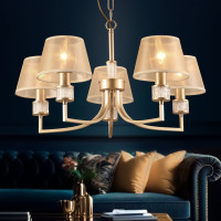 Люстра Rivoli Elinor 2083305 5 х Е14 40 Вт классика Б0055625