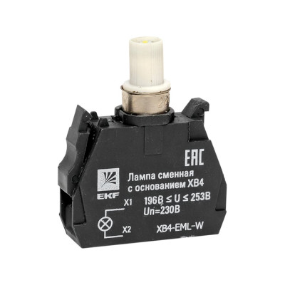 Сменная лампа EKF XB4-EML-W