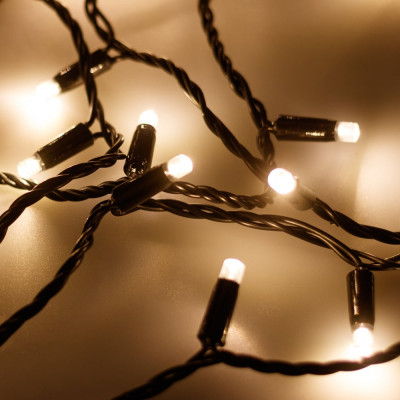 Светодиодная гирлянда Ardecoled ARD-STRING-CLASSIC-10000-BLACK-100LED-STD WARM 25794
