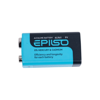 Элемент питания Epilso крона 9v щелочной 1 блистер карт EPB-6LR61-1BC