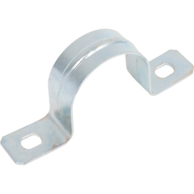 Двухлапковая металлическая скоба Рувинил с внутренним диаметром 34 мм 20 шт С21434