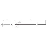Лестничный лоток Система КМ 50x100x1,2 L3000 мм Быстрый монтаж LLS50-100-1.2-3000