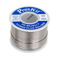 Припой PK-63J10F 1 мм, 0.25 кг, Sn63/Pb37 (FC5005 флюс безотм. RMA) ProsKit С00040238