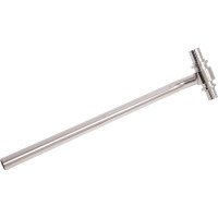 Приборная т-образная аксиальная трубка RTP латунь, 20x250x16, хромированная, 29335