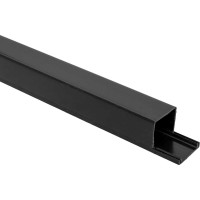 Кабельный канал EKF 25x25 32 м, черный, 16 штук по 2 метра kk-25-25b