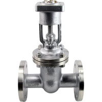 Задвижка клиновая DN.ru 30нж964нж Ду150 Ру25 фланцевая стальная, выдвижной шпиндель D040-03783