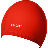 Шапочка для плавания BRADEX полиамид, красный SF 0855