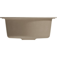 Мойка MIXLINE ml-gm11 круглая, бежевая (328), 500 мм (глуб. чаши 180) new 551824