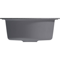 Мойка MIXLINE ml-gm11 круглая, темно-серая (309), 500мм (глуб. чаши 180) new 551822