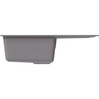 Мойка MIXLINE ml-gm19 с крылом, темно-серая (309), 750x495x200мм new 551983