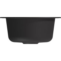 Мойка MIXLINE ml-gm13 круглая, черная (308), 495мм (глуб. чаши 200) new 551890