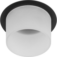 Декоративный встраиваемый светильник ЭРА DK106 BK MR16, GU5.3, черный Б0058428