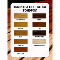 Пропитка для дерева Poli-R тонэрол белая береза, 7.5 л 22043