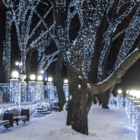 Светодиодная гирлянда Ardecoled ARD-STRING-CLASSIC-10000-BLACK-100LED-FLASH WHITE 025797