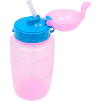 Бутылка для воды и других напитков «LIFESTYLE» 350 мл прозрачная розовая WOWBOTTLES КК0353