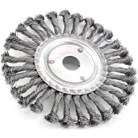Щетка дисковая жгутовая 175x13x22.2 мм, ворс сталь 0.50 EuroBrush 13-023 EB-DST6L