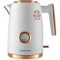 Электрический чайник BRAYER 1055BR 2200 Вт 1,7 л STRIX сталь термометр BR1055