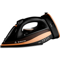 Утюг BRAYER 4010BR 2400 Вт керамическое покрытие пар 140 г/мин антикапля беспроводное использование 320 мл вертикальное отпаривание BR4010