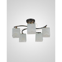 Потолочный светильник Мелодия Света P5535-5 BK+GD 000029941