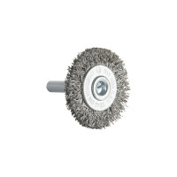 Щетка дисковая волнистая с хвостовиком 62 мм, проволока - INOX 0.30 мм DEBEVER DB80163370