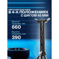 Подставка ремонтная Forsage 5т h min 390мм,h max 660мм F-TRF30502-1(1512)