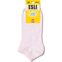 Хлопковые женские носки ESLI 19с-149спе, короткие, р. 23-25, 000 светло-розовый 1001321180030022000