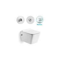 Подвесной унитаз Santi Line со встроенным смесителем и функцией биде SL-5004SM-BD