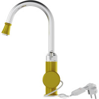 Смеситель-водонагреватель MIXLINE проточного типа wh-003 gold, 3.3 квт, УЗО, кухня, индикатор температуры 551719