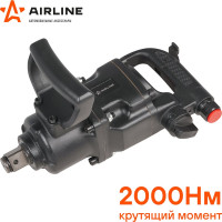 Пневматический ударный гайковёрт Airline 1"DR 2000Нм ATAZ105