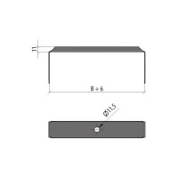Скоба для подвеса на шпильке Система КМ 150 мм HD LO6617 SPS150 HD