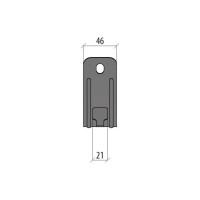 Универсальный V-подвес для профнастила Система КМ INOX304 LO12600 VPSU INOX304