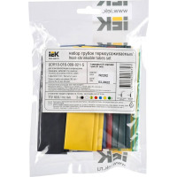 Набор ТТУ IEK нг-ls 16/8мм l=100мм 7 цветов 21шт/упак UDR10-016-008-021-S