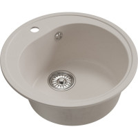 Мойка MIXLINE ml-gm11 круглая, белый (331), 500мм (глуб. чаши 180) new 551825