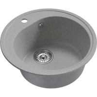 Мойка MIXLINE ml-gm11 круглая, серая (310), 500 мм (глуб. чаши 180) new 551823