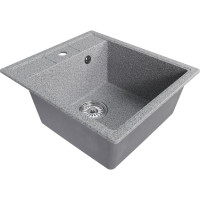 Мойка MIXLINE ml-gm28 темно-серая (309), 450x500x190мм new 552097