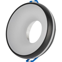 Декоративный встраиваемый светильник ЭРА DK100 BK MR16, GU5.3, черный Б0055589