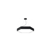 Подвесной светильник LED ЭРА Geometria Hexagon SPO121B40K038 38Вт, 4000K 4000Лм, IP40, 600х80, черный, драйвер Б0058875